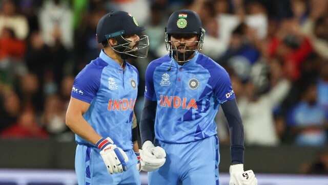 Virat Kohli and Hardik Pandya then joined hands and stitched a stand of 113 runs for the fifth wicket. This is the highest partnership for any wicket for India vs Pakistan in T20Is. Pandya eventually scored 40 off 37. AP Virat Kohli and Hardik Pandya then joined hands and stitched a stand of 113 runs for the fifth wicket. This is the highest partnership for any wicket for India vs Pakistan in T20Is. Pandya eventually scored 40 off 37. AP