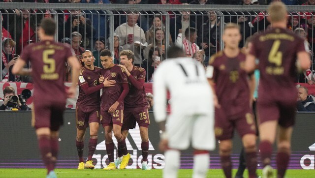 Bundesliga: Jamal Musiala guides Bayern Munich to 'brutal' win over Leverkusen