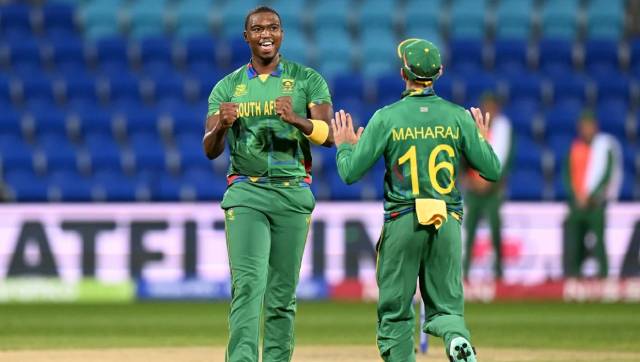 Lungi Ngidi led the early attack as Zimbabwe were down to 19-4 by the fourth over while Ngidi took two wickets for 20 runs in 2 overs. ICC Lungi Ngidi led the early attack as Zimbabwe were down to 19-4 by the fourth over while Ngidi took two wickets for 20 runs in 2 overs. ICC