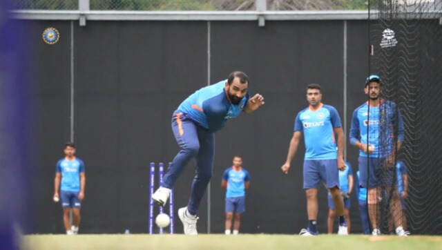Watch: Mohammed Shami bowls full tilt as India enter final phase of T20 World Cup preparations Watch: Mohammed Shami bowls full tilt as India enter final phase of T20 World Cup preparations