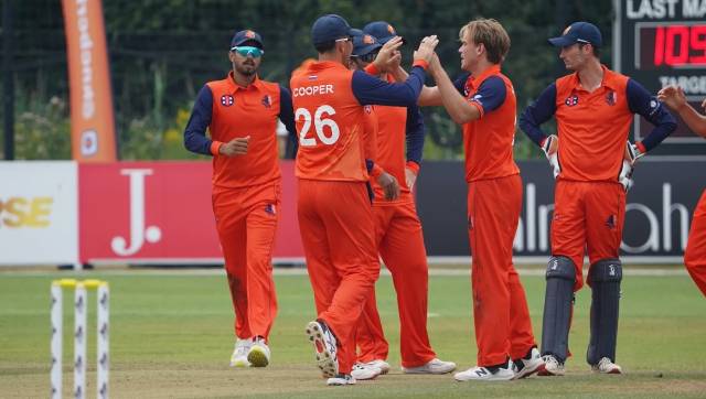 T20世卡塔尔世界杯4强赔率界杯:荷兰击败纳米比亚五wicket登记他们在比赛中的第二场胜利