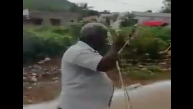 Man launches rockets with cigarette in mouth; unusual stunt leaves internet in splits