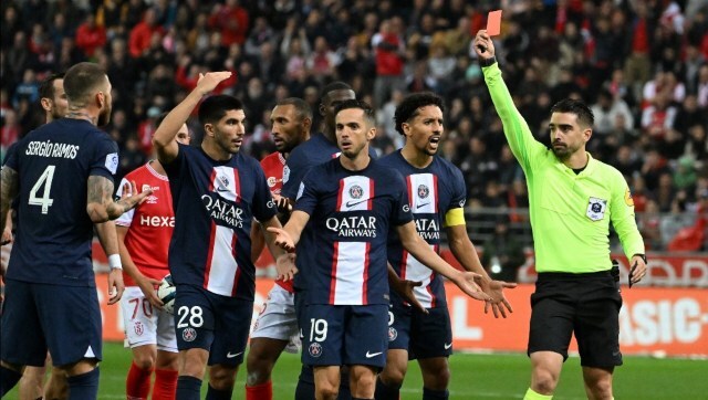 Ligue 1: PSG rescue point at Reims after Sergio Ramos sees red for 28th time, Marseille lose to Ajaccio Ligue 1: PSG rescue point at Reims after Sergio Ramos sees red for 28th time, Marseille lose to Ajaccio