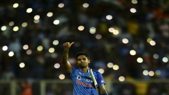 India’s Suryakumar Yadav who has stamped his authority with the bat and is ranked two at the moment in ICC T20I rankings has notched up 800+ runs in T20Is in this year. The right-hander also scored a century earlier this year and is a part of the Indian team for the T20 World Cup slated to take place in Australia. AFP India’s Suryakumar Yadav who has stamped his authority with the bat and is ranked two at the moment in ICC T20I rankings has notched up 800+ runs in T20Is in this year. The right-hander also scored a century earlier this year and is a part of the Indian team for the T20 World Cup slated to take place in Australia. AFP