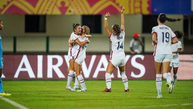FIFA U-17 Women's World Cup: Melina Rebimbas nets brace as USA hammer debutants India 8-0 in opener FIFA U-17 Women's World Cup: Melina Rebimbas nets brace as USA hammer debutants India 8-0 in opener