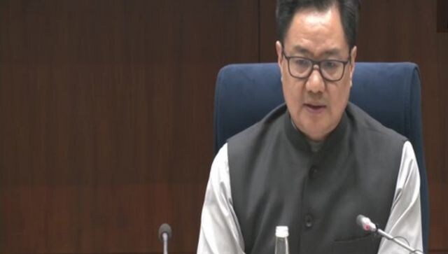 Indians not happy with collegium system, appointing judges is government's job, says Kiren Rijiju