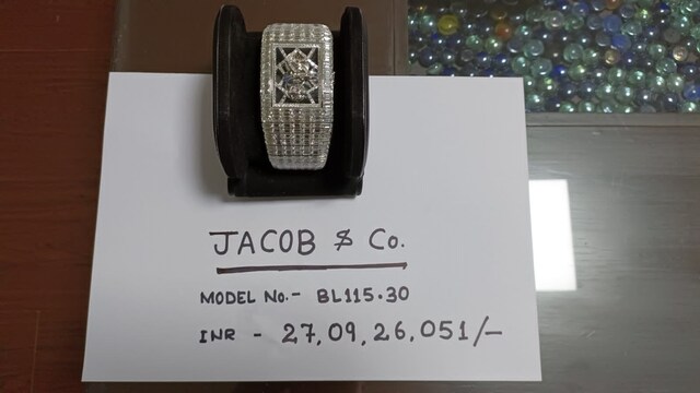 Man held at IGIA for smuggling watches, one of them costs Rs 27.09 crore Man held at IGIA for smuggling watches, one of them costs Rs 27.09 crore
