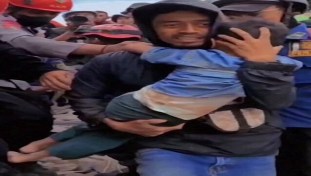 Indonesia earthquake: Six-year-old 'Miracle' boy pulled from rubble, ‘Blessing’ baby born in tent Indonesia earthquake: Six-year-old 'Miracle' boy pulled from rubble, ‘Blessing’ baby born in tent