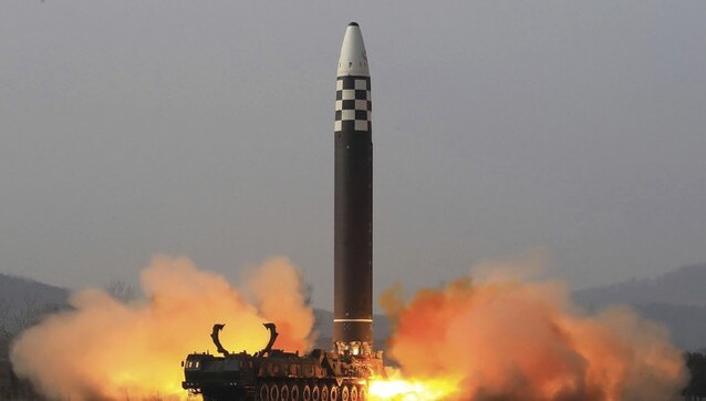 North Korea fires short-range ballistic missile towards eastern sea North Korea fires short-range ballistic missile towards eastern sea