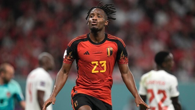 Michy Batshuayi scored the only goal in Belgium’s 1-0 win over Canada who had a staggering 21 shots, but only four were on target. (AP) Michy Batshuayi scored the only goal in Belgium’s 1-0 win over Canada who had a staggering 21 shots, but only four were on target. (AP)