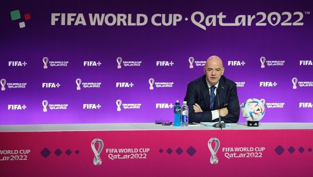 FIFA chief Gianni Infantino accuses Qatar World Cup critics of 'hypocrisy' FIFA chief Gianni Infantino accuses Qatar World Cup critics of 'hypocrisy'