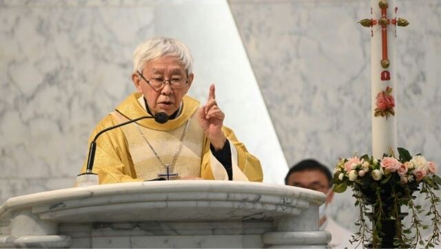 Hong Kong's 90 year old Cardinal Joseph Zen among six activists convicted over protest fund Hong Kong's 90 year old Cardinal Joseph Zen among six activists convicted over protest fund