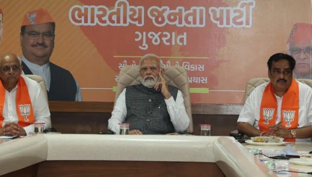Gujarat polls 2022: PM Modi holds meeting with key leaders of state BJP in Gandhinagar