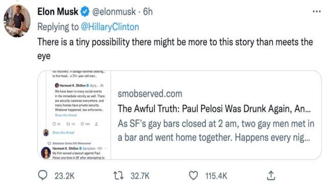 Explained Why Elon Musks deleted conspiracy theory tweet on Paul Pelosi cant be ignored