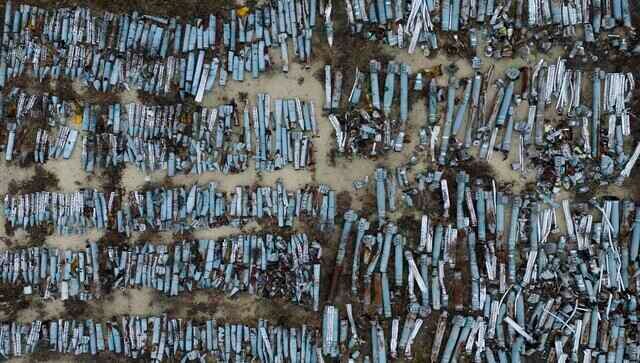 Russian missile 'cemetery' in Kharkiv recalls human cost of war in Ukraine
