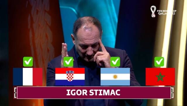 FIFA World Cup: India coach Igor Stimac spot on with semi-finalists prediction; watch video FIFA World Cup: India coach Igor Stimac spot on with semi-finalists prediction; watch video