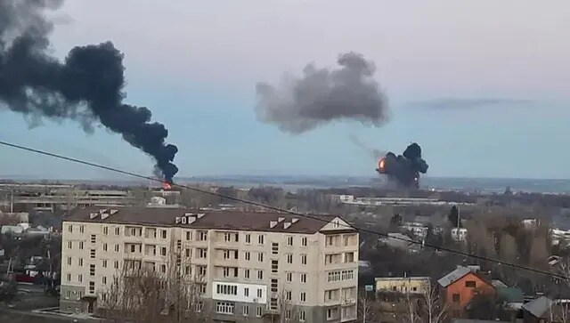 Ukraine reports 'massive' Russian missile attack