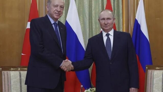 Turkish President Erdogan, Russian leader Putin discuss Syrian corridor over phone call Turkish President Erdogan, Russian leader Putin discuss Syrian corridor over phone call