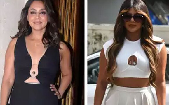 'Why is she copying Priyanka Chopra?' Netizens troll Gauri Khan for her dress at Manish Malhotra's birthday bash 'Why is she copying Priyanka Chopra?' Netizens troll Gauri Khan for her dress at Manish Malhotra's birthday bash