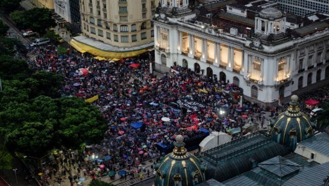 Tens of thousands of people in Brazil on Tuesday staged massive pro-democracy protests, a day after supporters of former President Jair Bolsonaro stormed Congress, the Supreme Court and the presidential palace in Brasília. AFP Tens of thousands of people in Brazil on Tuesday staged massive pro-democracy protests, a day after supporters of former President Jair Bolsonaro stormed Congress, the Supreme Court and the presidential palace in Brasília. AFP