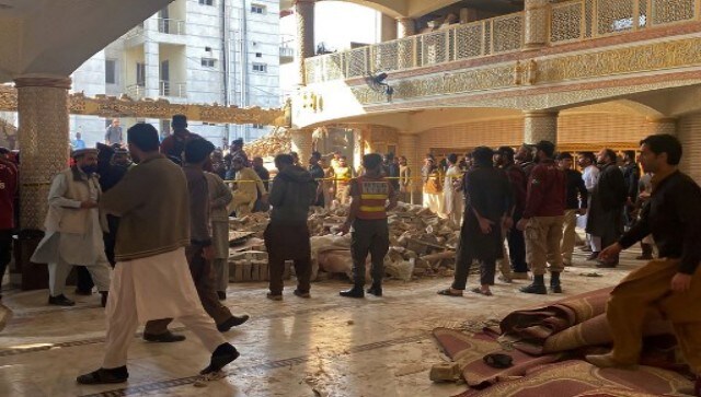 Al Jazeera quoted Peshawar police commander Ijaz Khan as saying that the mosque is located within a compound that also houses the provincial police force’s headquarters and a counterterrorism unit. AFP Al Jazeera quoted Peshawar police commander Ijaz Khan as saying that the mosque is located within a compound that also houses the provincial police force’s headquarters and a counterterrorism unit. AFP