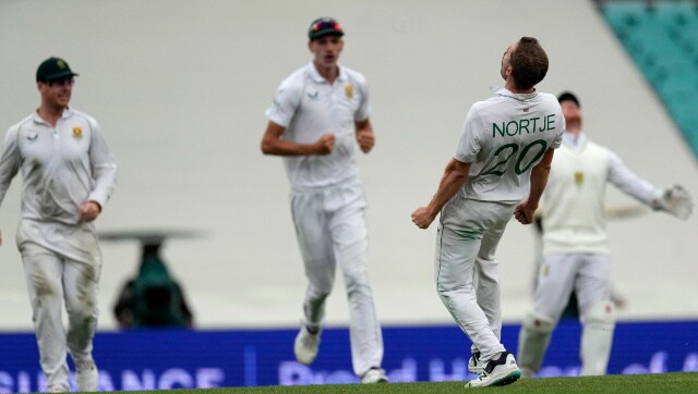 Australia vs South Africa: Nortje strikes twice as Australia post 147/2 on rain-marred Day 1 at Sydney Australia vs South Africa: Nortje strikes twice as Australia post 147/2 on rain-marred Day 1 at Sydney