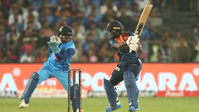 Kusal Mendis, who hit 52 off 31 balls, put together 80 runs with opening partner Pathum Nissanka, who made 33, to lay the foundations for the winning total. Sportzpics Kusal Mendis, who hit 52 off 31 balls, put together 80 runs with opening partner Pathum Nissanka, who made 33, to lay the foundations for the winning total. Sportzpics