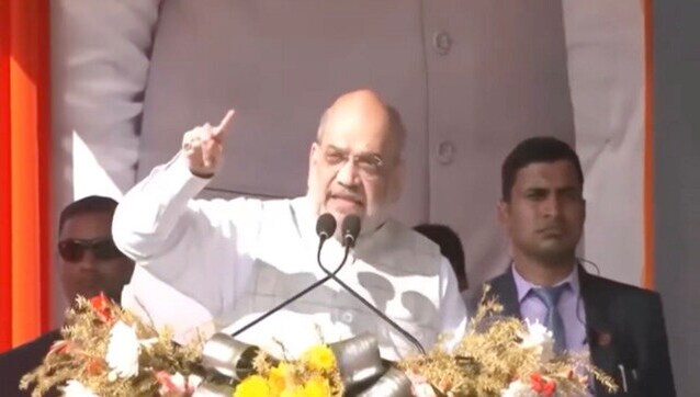 Amit Shah arrives in Jammu, reviews security situation in backdrop of twin terror attacks in Rajouri Amit Shah arrives in Jammu, reviews security situation in backdrop of twin terror attacks in Rajouri