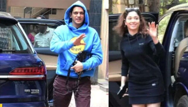 Vijay Varma and Tamannaah Bhatia add fuel to dating rumours as they step out together for a drive