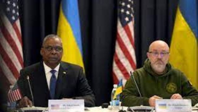 Defence chiefs meeting at US air base fail to resolve dispute on tanks for Ukraine