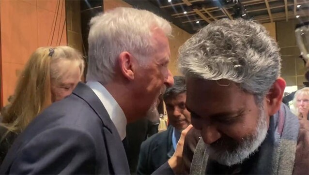 James Cameron to SS Rajamouli: 'If you ever want to make a movie over here, let's talk' James Cameron to SS Rajamouli: 'If you ever want to make a movie over here, let's talk'