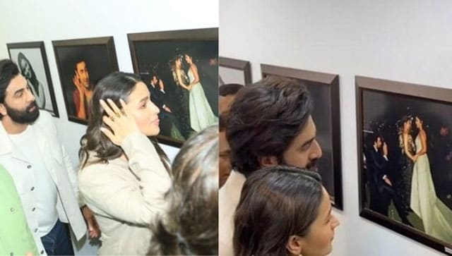 Ranbir Kapoor and Alia Bhatt witness their throwback picture with Katrina Kaif, couple's reaction can't be missed