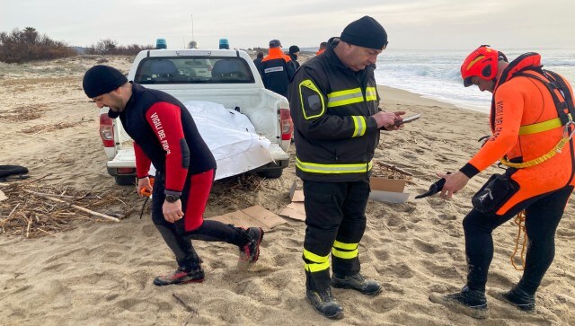 The rescue operation involved a helicopter and police aircraft, as well as vessels from state firefighter squads, the Coast Guard and border police. Local fishermen also joined in the search. The bodies were brought to the sports stadium in the nearest city, Crotone. “It’s an enormous tragedy,” Crotone Mayor Vincenzo Voce told RAI. “In solidarity, the city will find places in the cemetery” for the dead. AP