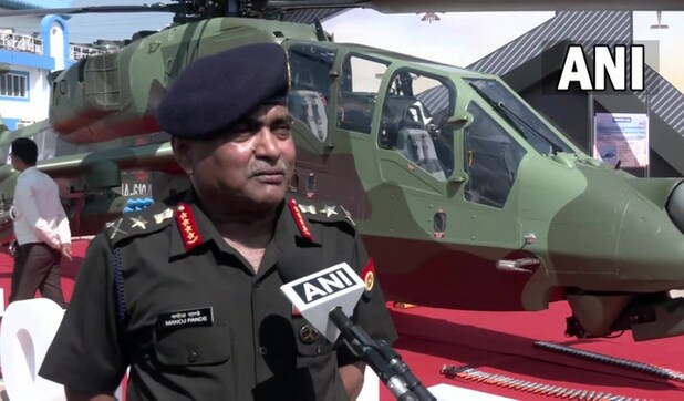Prachanda Josh: Indian Army Chief soars in Light Combat Helicopter at Aero India 2023 Prachanda Josh: Indian Army Chief soars in Light Combat Helicopter at Aero India 2023
