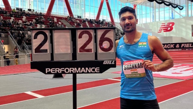 Tejaswin Shankar pips ex-world champion Donald Thomas to to win high jump gold in Boston Tejaswin Shankar pips ex-world champion Donald Thomas to to win high jump gold in Boston