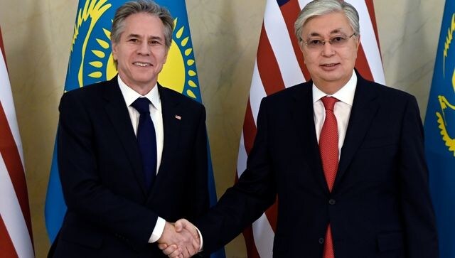 Blinken holds talks with Central Asian nations as tensions soar over Ukraine war