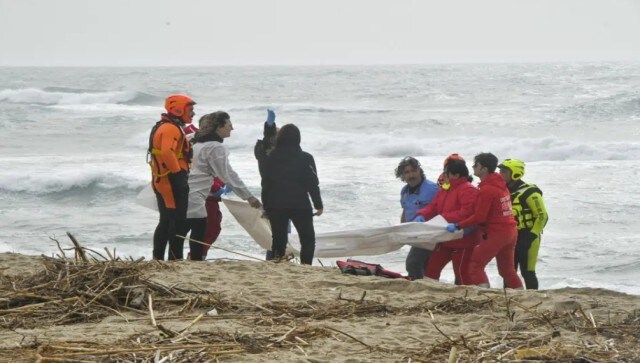 At least 80 people were found alive, including some who reached the shore after the shipwreck just off Calabria’s coastline along the Ionian Sea, the Italian Coast Guard said. One of the agency’s motorboats rescued two men suffering from hypothermia and recovered the body of a boy. AP At least 80 people were found alive, including some who reached the shore after the shipwreck just off Calabria’s coastline along the Ionian Sea, the Italian Coast Guard said. One of the agency’s motorboats rescued two men suffering from hypothermia and recovered the body of a boy. AP