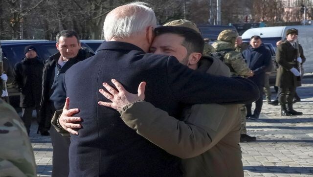 'Ukraine stands. Democracy stands': Inside Joe Biden's surprise visit to Kyiv