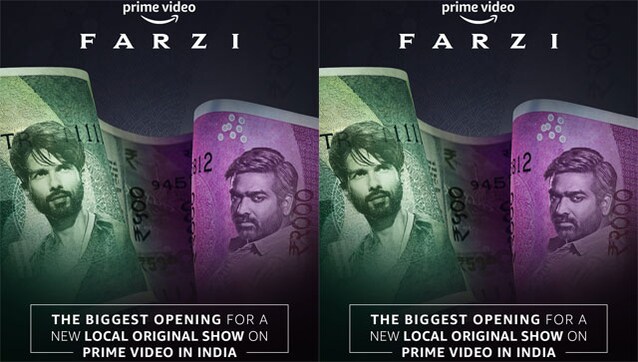 Amazon Original Farzi achieves the biggest opening for a new Local Original show on Prime Video in India Amazon Original Farzi achieves the biggest opening for a new Local Original show on Prime Video in India