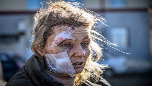 Perhaps, the most symbolic image from the Russia-Ukraine war is this image of Olena Kurylo, a resident of the eastern Ukraine town of Chuguiv. In the early days of the war, Russian armed forces attempted to invade Ukraine from several directions, using rocket systems and helicopters to attack Ukrainian positions. She stands defiant even today. The former school teacher says, “Never, under any conditions will I submit to Putin. It is better to die.” AFP Perhaps, the most symbolic image from the Russia-Ukraine war is this image of Olena Kurylo, a resident of the eastern Ukraine town of Chuguiv. In the early days of the war, Russian armed forces attempted to invade Ukraine from several directions, using rocket systems and helicopters to attack Ukrainian positions. She stands defiant even today. The former school teacher says, “Never, under any conditions will I submit to Putin. It is better to die.” AFP