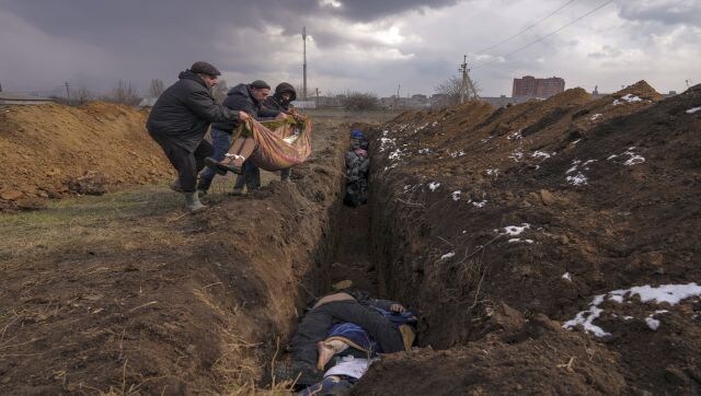 Soldiers and civilians were dying at a rapid pace, which led to people have to bury their loved ones and friends in mass graves. AP Soldiers and civilians were dying at a rapid pace, which led to people have to bury their loved ones and friends in mass graves. AP