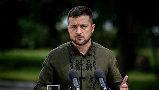 Volodymyr Zelensky says Russian athletes at Olympics a 'manifestation of violence' Volodymyr Zelensky says Russian athletes at Olympics a 'manifestation of violence'