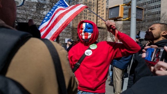 Around 40 supporters rallied outside Trump’s Florida residence in Mar-a-Lago Tuesday in support of him. “I think the end result of this will just be that his support will grow,” said 18-year-old Colton Mccormick, dressed in the colours of the American flag. AFP