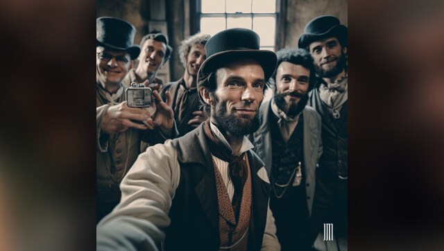 Abraham Lincoln: The 16th President of the United States, surely looks suave. Mulloor, the digital artist behind these images, also uses Photoshop to add a different flair to what Midjourney creates from his prompts. | Image Credit: Jyo John Mulloor via Instagram