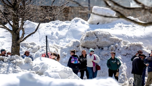 Back-to-back-snowstorms have blanketed the region repeatedly, giving people no time to even shovel out. Some resort communities received as much as 10 feet (3 meters) of snow over the past week, according to the National Weather Service. AP Back-to-back-snowstorms have blanketed the region repeatedly, giving people no time to even shovel out. Some resort communities received as much as 10 feet (3 meters) of snow over the past week, according to the National Weather Service. AP