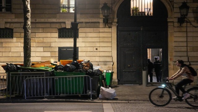 With labour unions opposed to the bill, uncollected trash has piled up in Paris and other cities while garbage workers strike. Services in other sectors, such as energy and transportation, also have been affected. AP