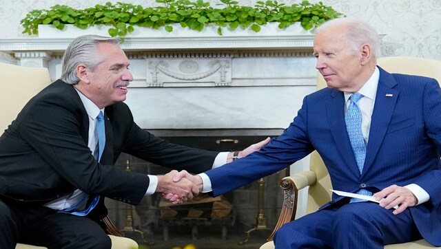 Joe Biden, Argentine president affirm 'economic integration' Joe Biden, Argentine president affirm 'economic integration'