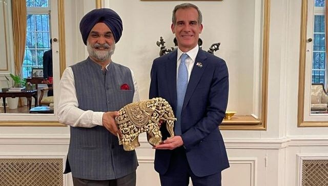 Indian envoy to US Sandhu discusses deepening the bilateral partnership with new US US Ambassador to India