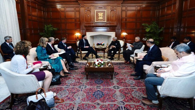 Netherlands foreign minister Wopke Hoekstra and Dr Jaishankar held a discussion on “technology, mobility and innovation.” They also exchanged perspectives on Eurasia and the Indo-Pacific. Image Courtesy: @DrSJaishankar/Twitter Netherlands foreign minister Wopke Hoekstra and Dr Jaishankar held a discussion on “technology, mobility and innovation.” They also exchanged perspectives on Eurasia and the Indo-Pacific. Image Courtesy: @DrSJaishankar/Twitter