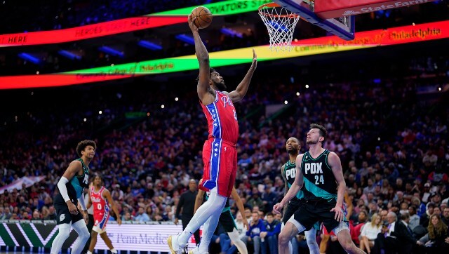 NBA: Sixers defeat Trail Blazers after Joel Embiid-inspired last-minute fightback; Lakers defeat Raptors